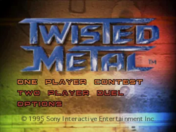 Twisted Metal (US) screen shot title